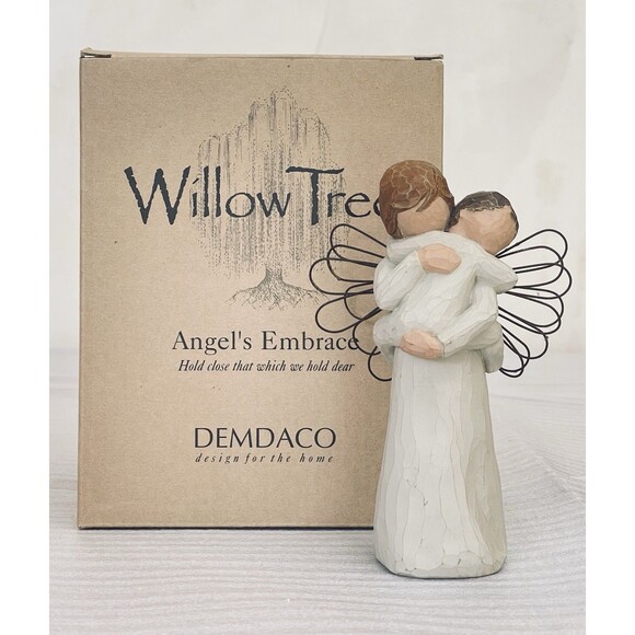 Willow Tree Angel Embrace by Susan Lordi 2002 VTG Signed w/ Original Box - Picture 1 of 7